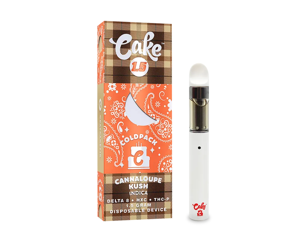 Cake Delta8 Cold Pack - Hemp Disposable (1.5g × 5) - MK Distro