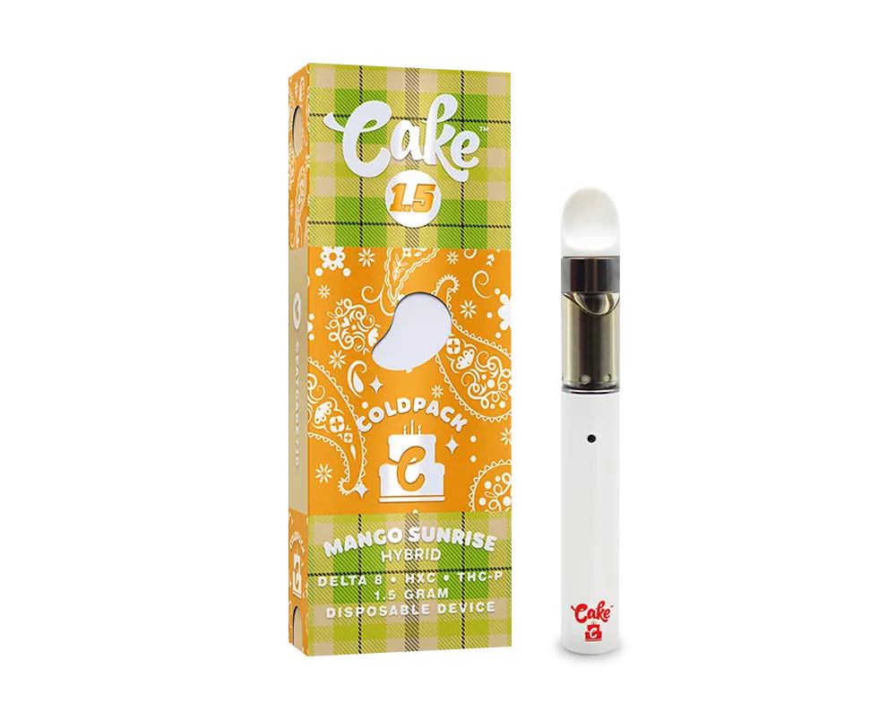 Cake Delta8 Cold Pack - Hemp Disposable (1.5g × 5) - MK Distro