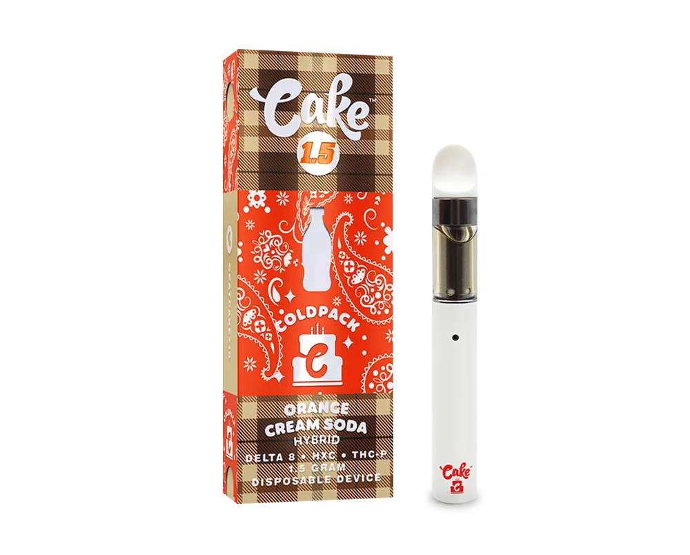 Cake Delta8 Cold Pack - Hemp Disposable (1.5g × 5) - MK Distro