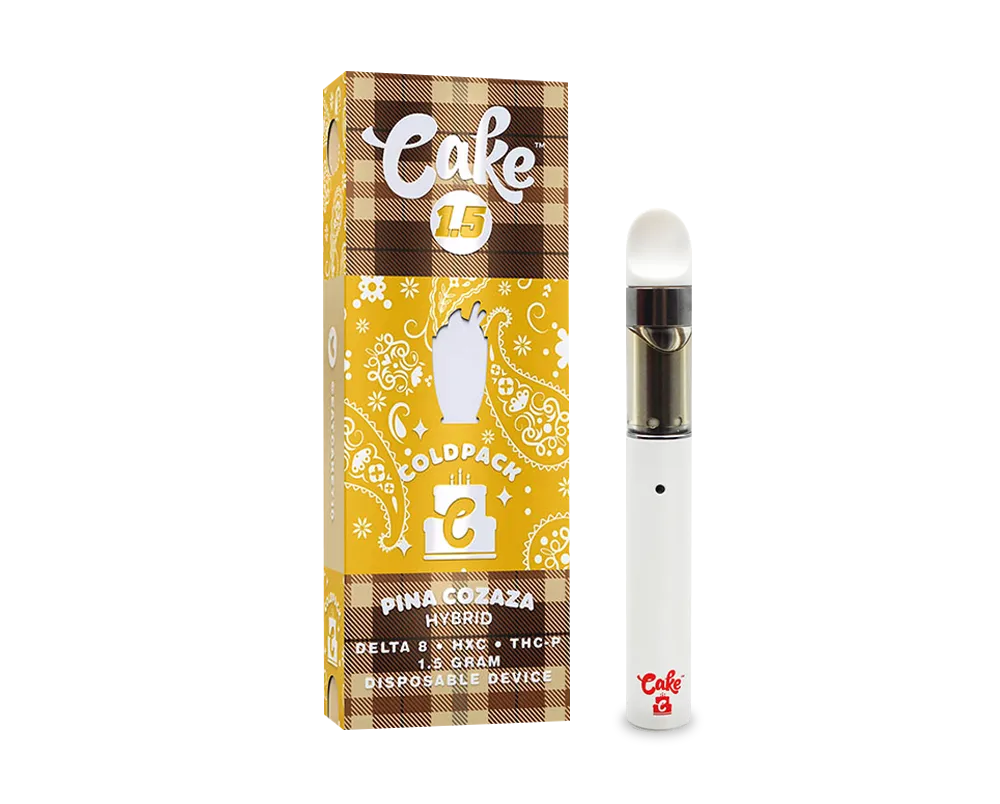 Cake Delta8 Cold Pack - Hemp Disposable (1.5g × 5) - MK Distro