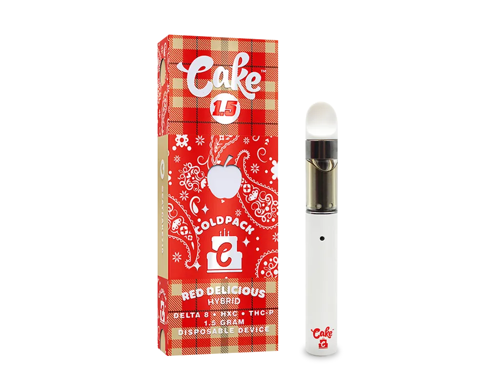 Cake Delta8 Cold Pack - Hemp Disposable (1.5g × 5) - MK Distro