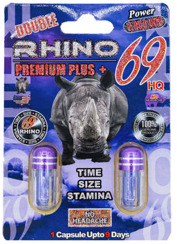 RHINO 69 PREMIUM POWER DOUBLE CAPSULE - MK Distro